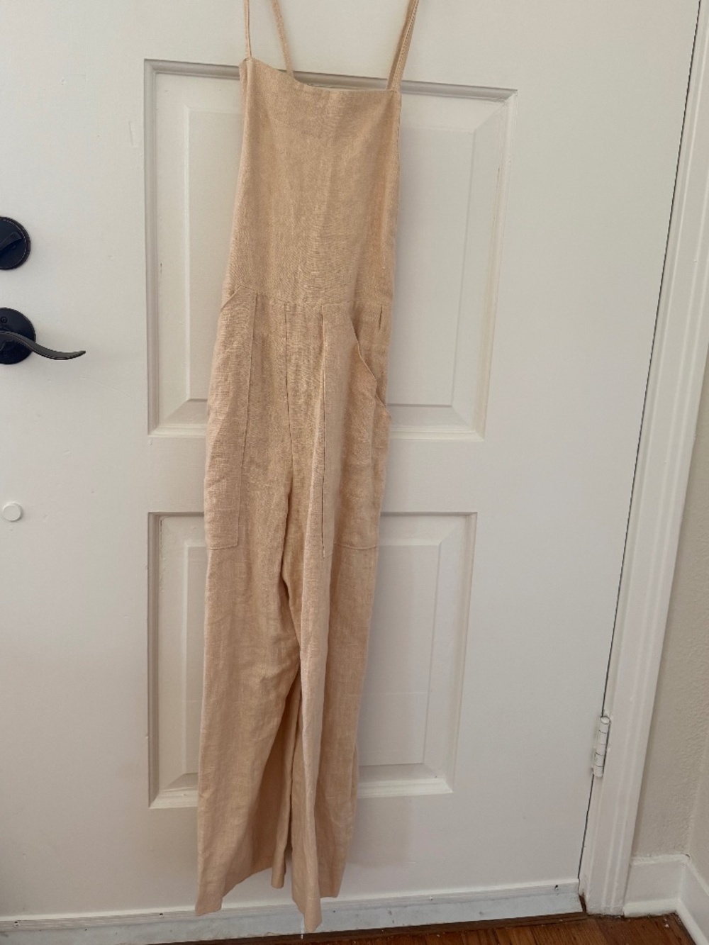 Linen overalls